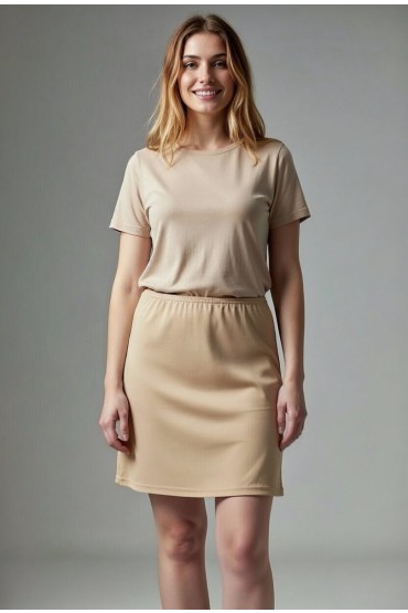 Kr&oacute;tka gładka p&oacute;łhalka Linda