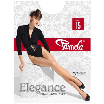 Półmatowe rajstopy ELEGANCE 15 Den